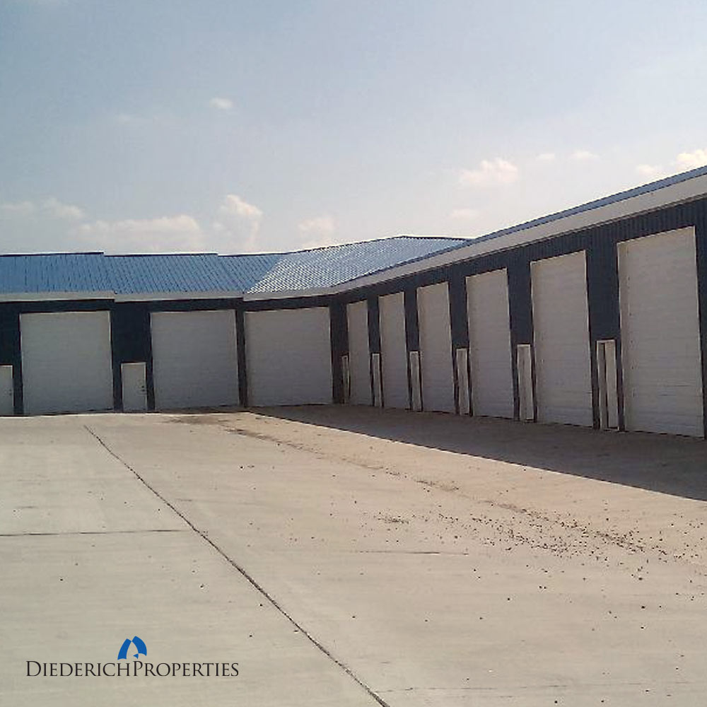 Diederich Properties Large Storage Units Garage Doors in Marion Illinois